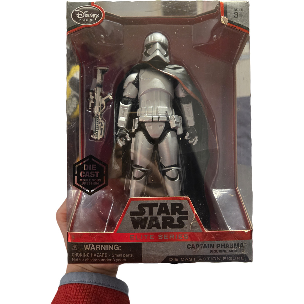 Disney Store Star Wars Elite Series Captain Phasma 6.5" Die-Cast Figure NIB